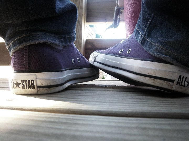 Purple Converse