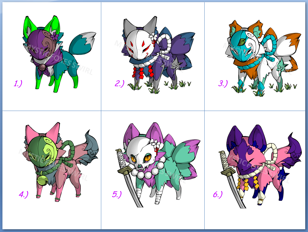 Mystic Fox Adoptables [OPEN]