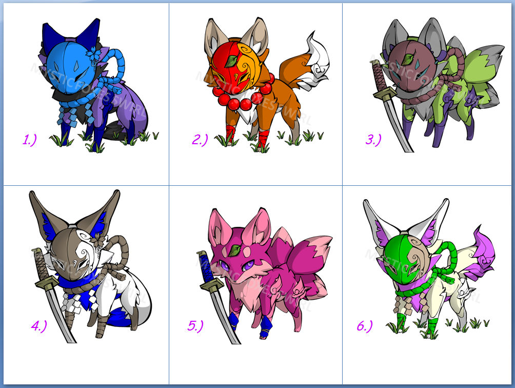 Mystic Fox Adoptables [OPEN]