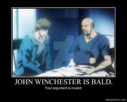 John Winchester is Bald