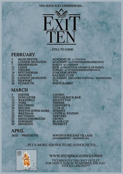 Exit Ten Flyer by myxhopelessxheart on DeviantArt