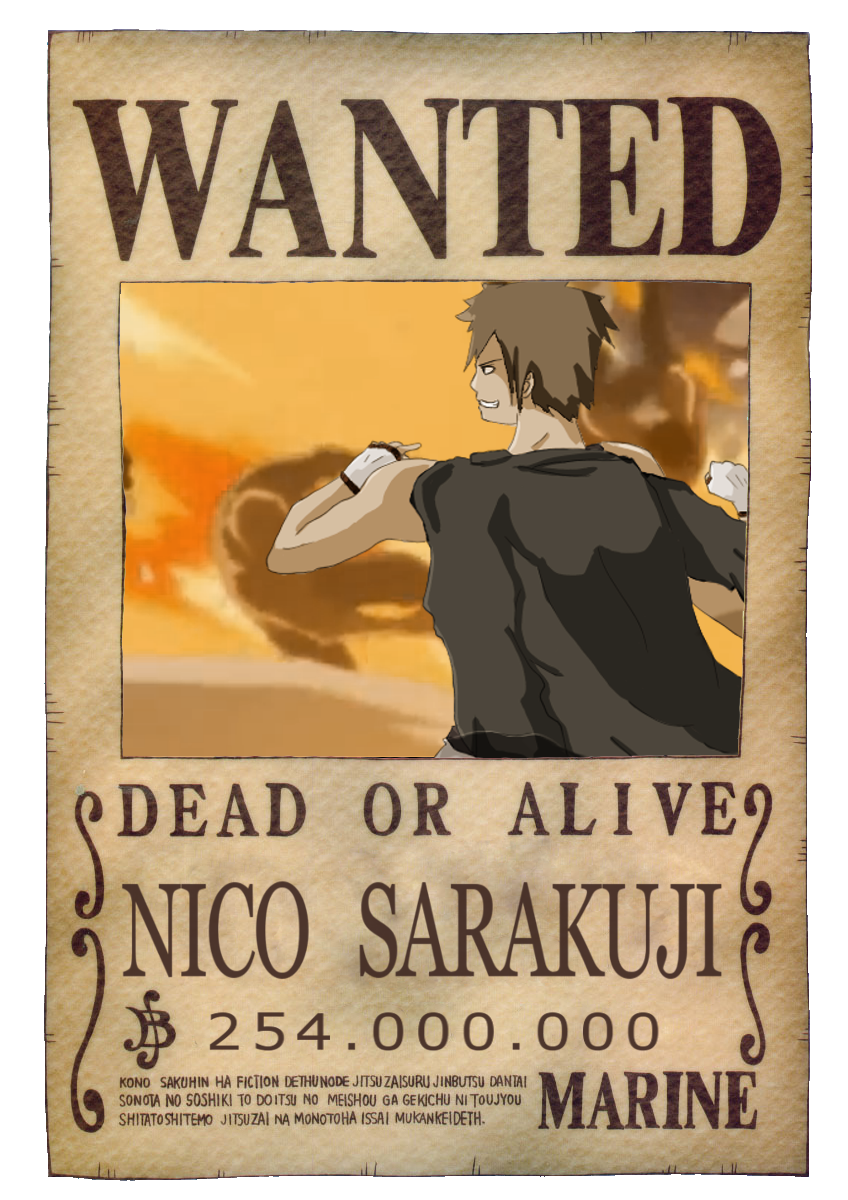 Wanted: Nico Sarakuji