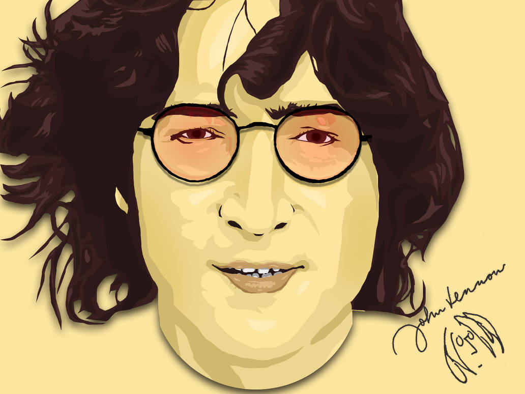 John Lennon Vector by Spacer101 on DeviantArt