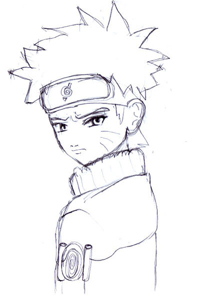 Naruto Back View naruto looking back by lqdcobra on DeviantArt