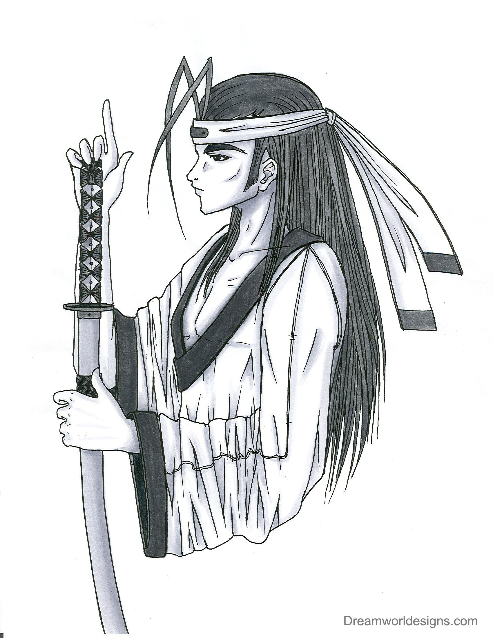 Samurai Serene - Ying