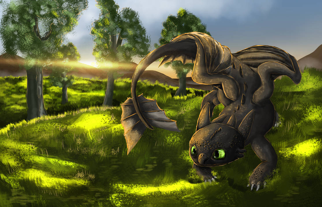 Toothless by A-roura on DeviantArt