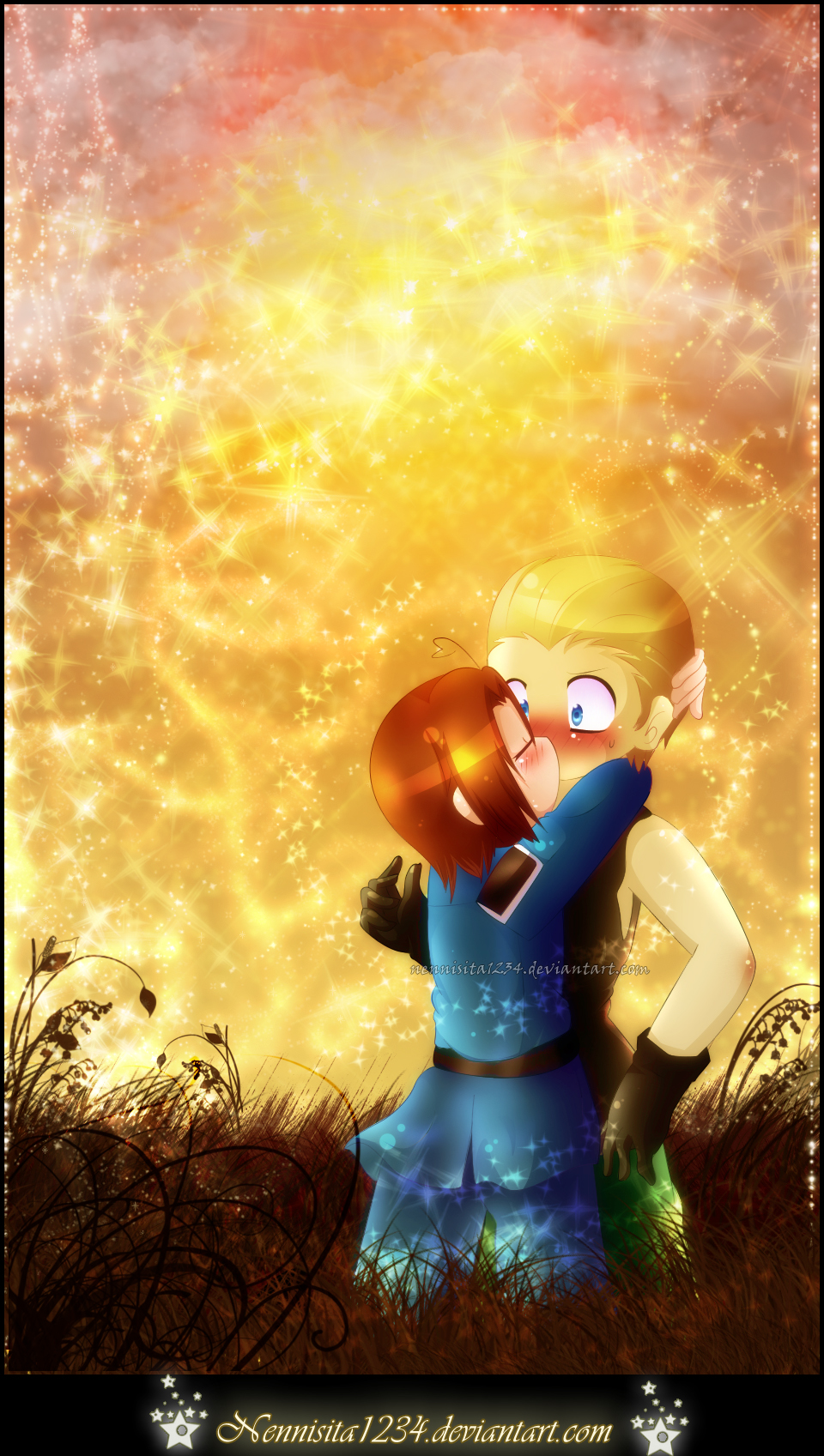 hetalia: surprise kiss X3