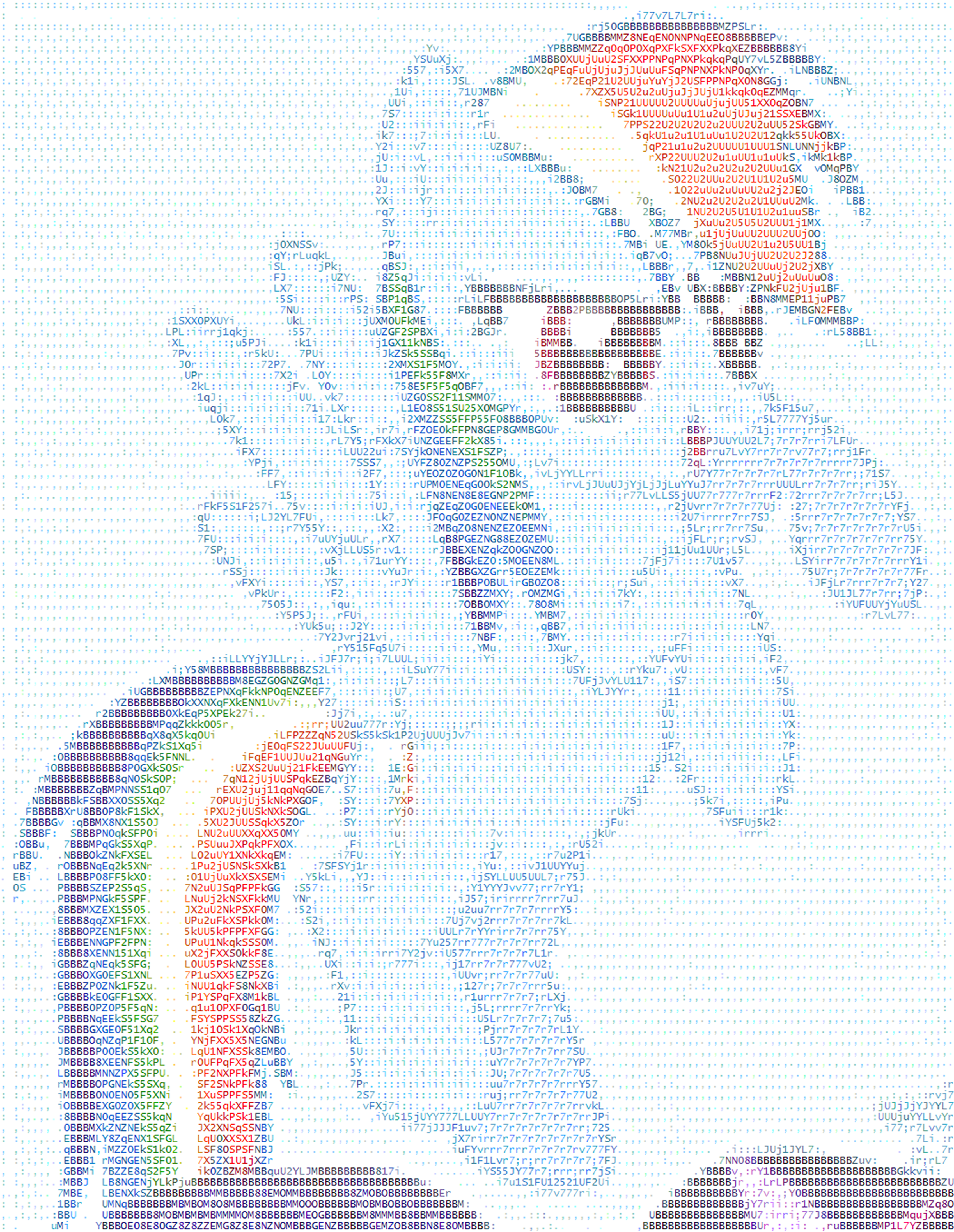 Rainbow Dash ASCII 2