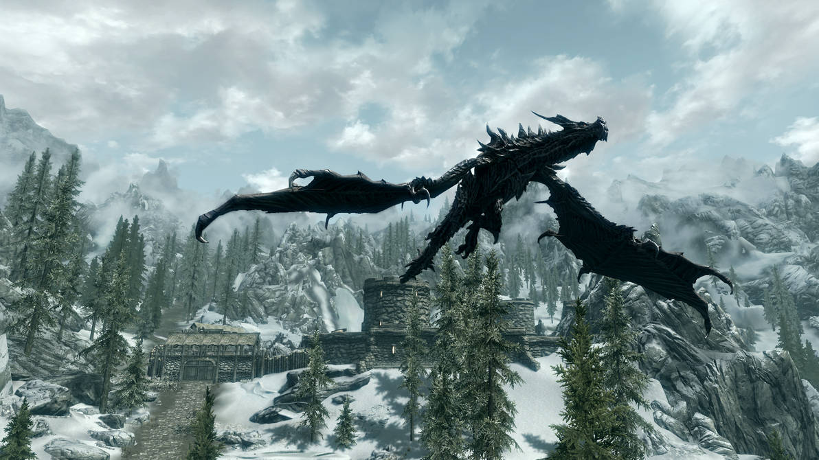 Alduin - Tesv 2019 11 23 22 40 08 804 by swept-wing-racer on DeviantArt