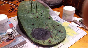 WIP base for Eldar Titan