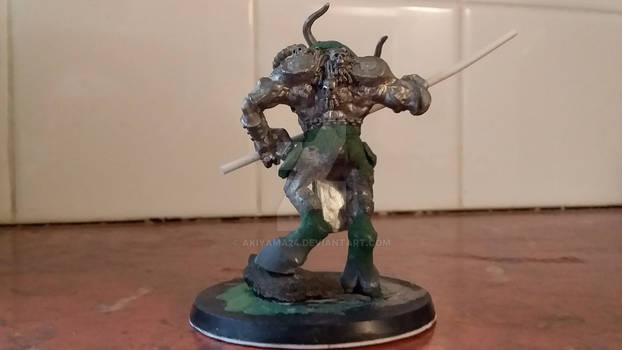 Beastmen Doombull WIP 02