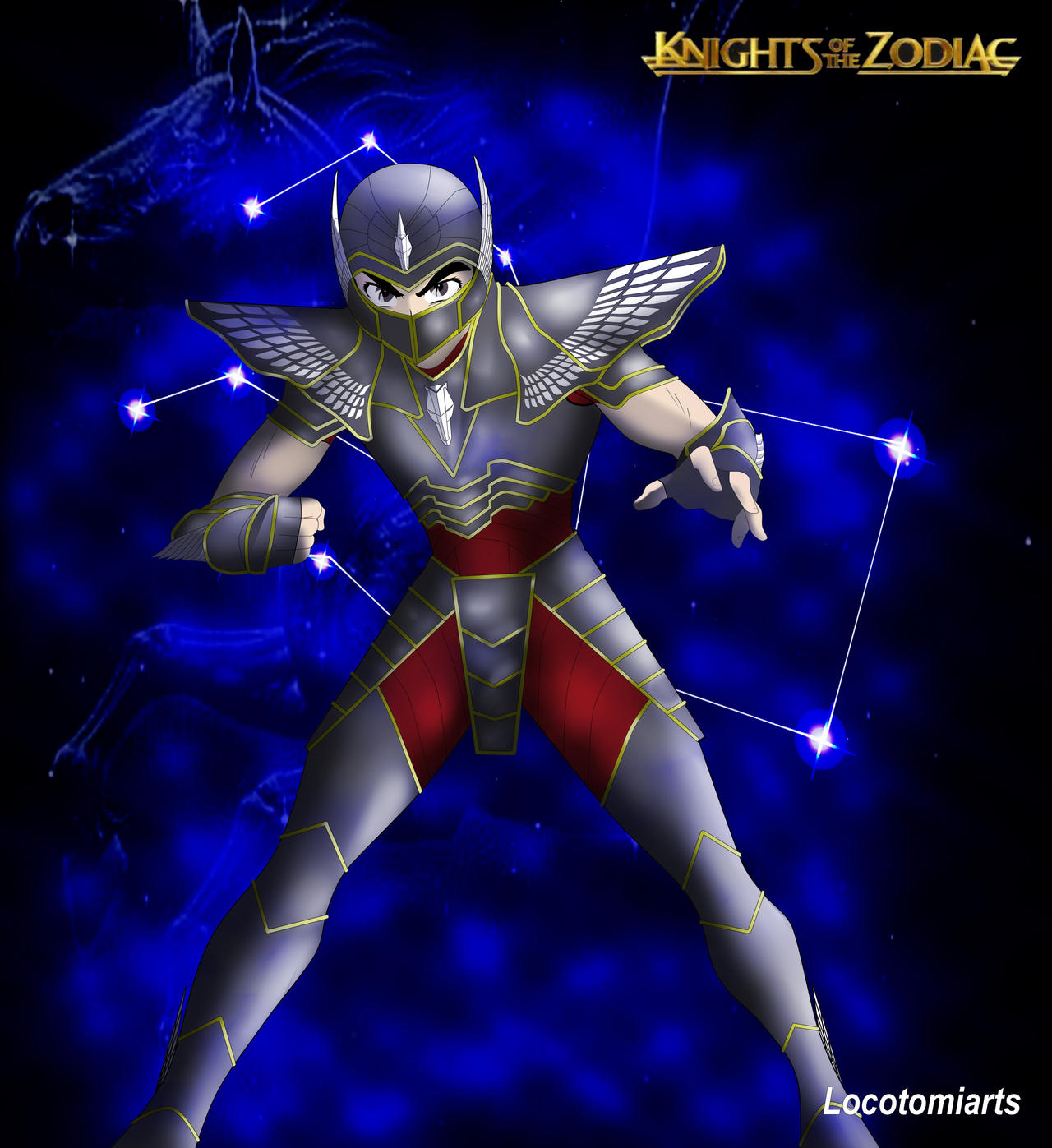 Beginning Knight SEIYA - KNIGHT OF THE ZODIAC - The beginning by LocotomiaArts on DeviantArt
