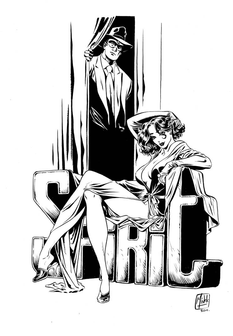 pin up 'the Spirit' in ink by MinckOosterveer