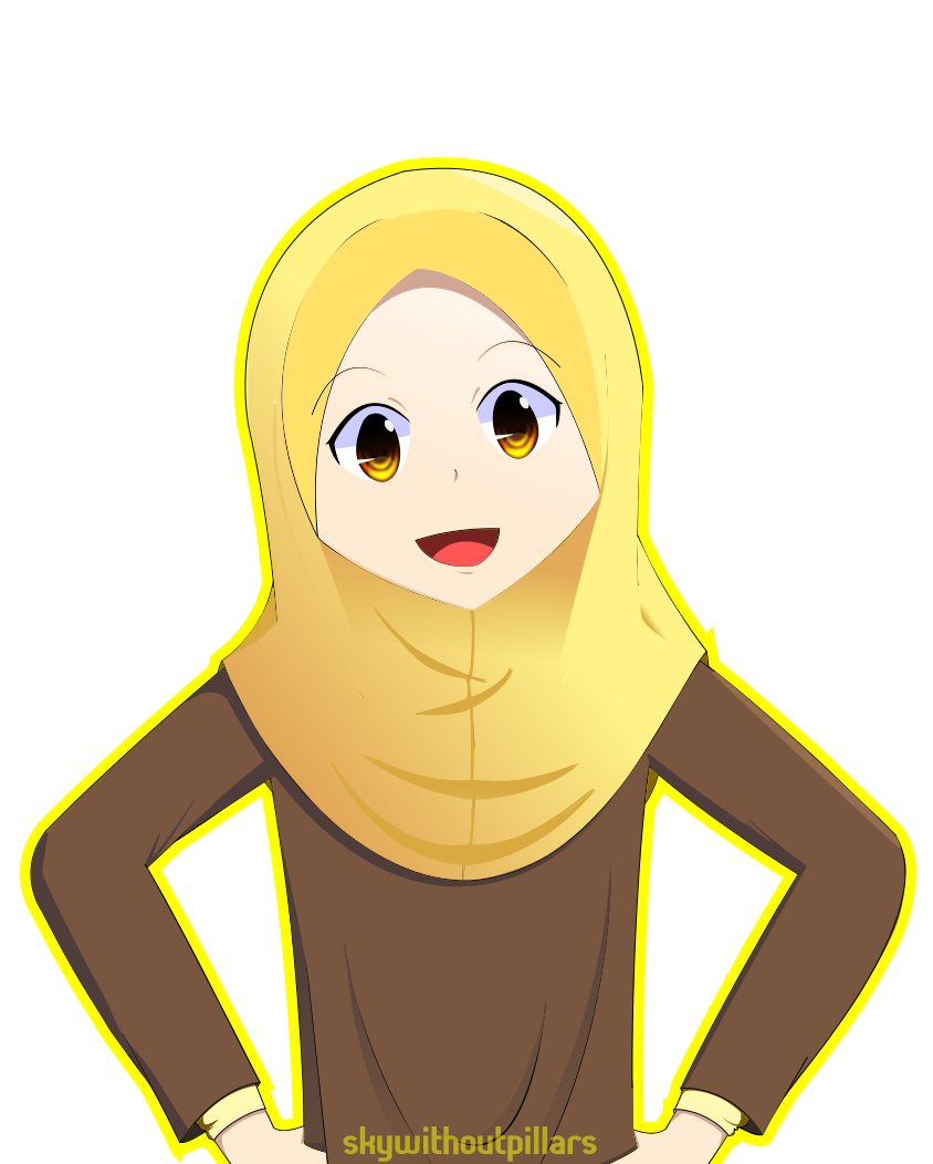 Cute Chibi Hijab Girl by urisaarts on DeviantArt