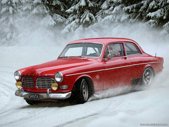 Volvo Amazon - xmas