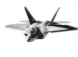 F-22 Pen Sketch