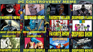 DC Controversy Meme By Me