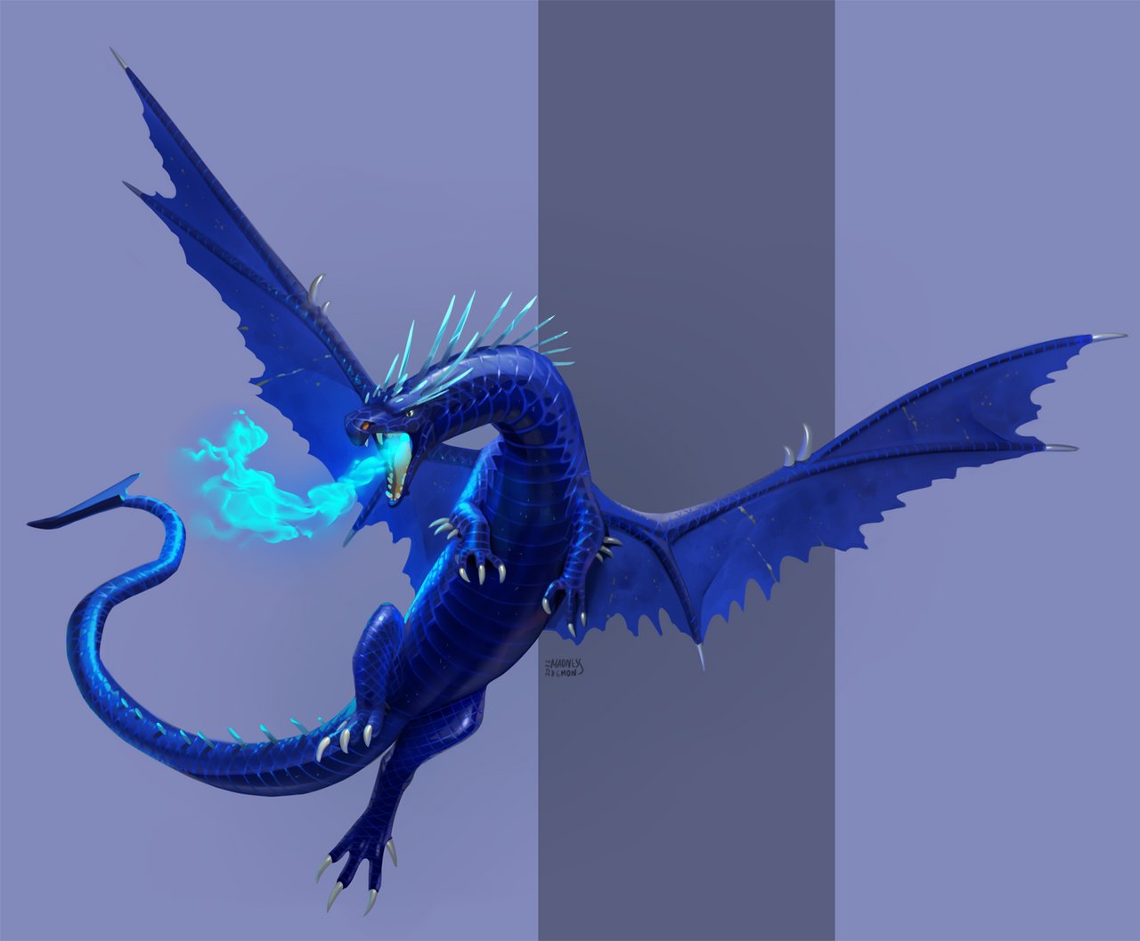Azure dragon by madnessdemon on DeviantArt