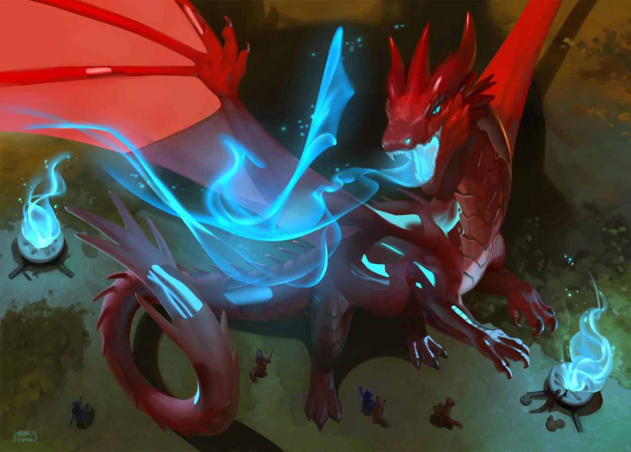 Blue magic by madnessdemon on DeviantArt