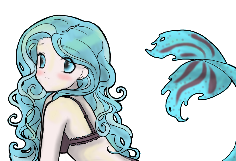 Coloring Project - Mermaid