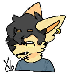 my new fursona (and my old shitty signature)