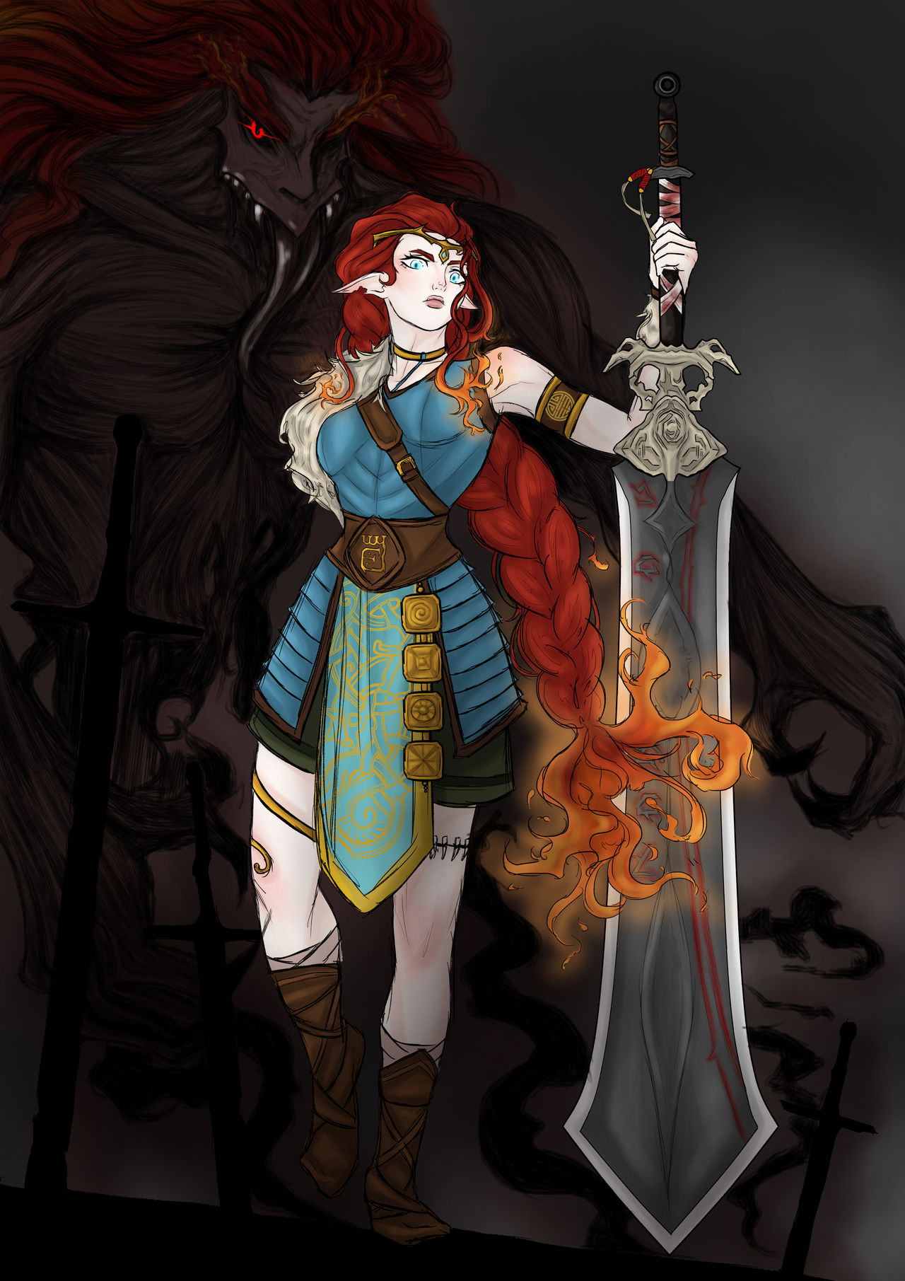 Hobgoblin barbarian