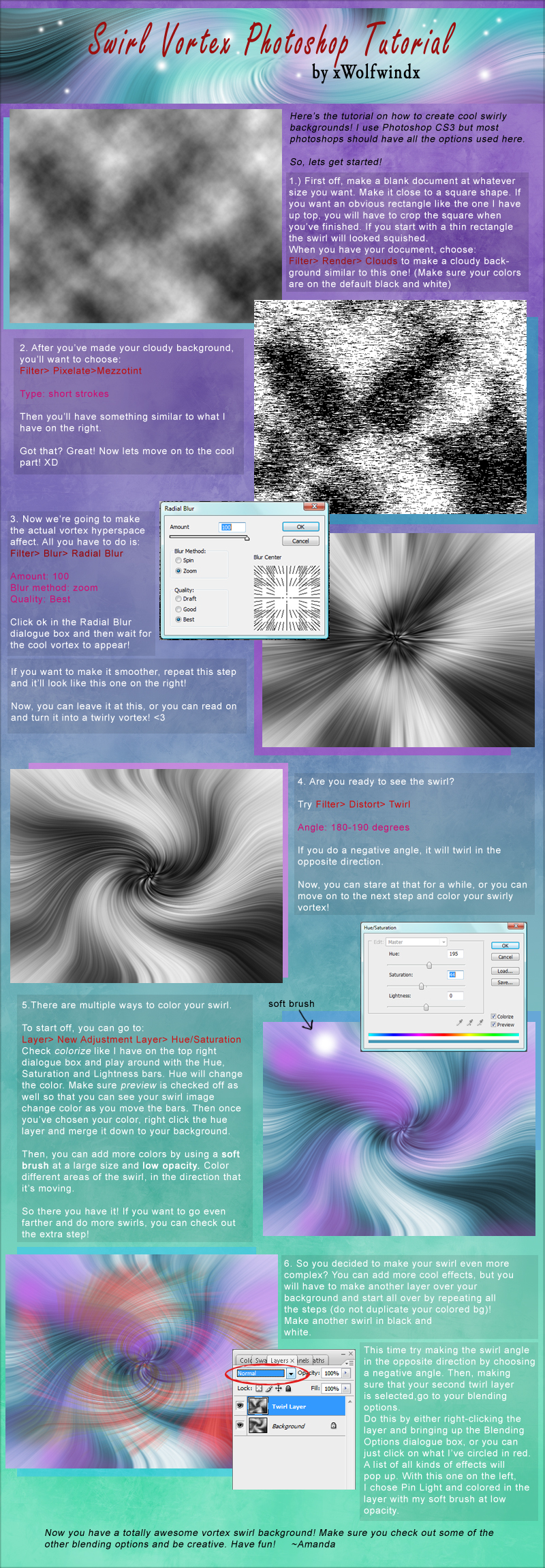 Swirl Vortex Tutorial