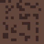 Minecraft Dirt Block Pixel Art by Smoliv