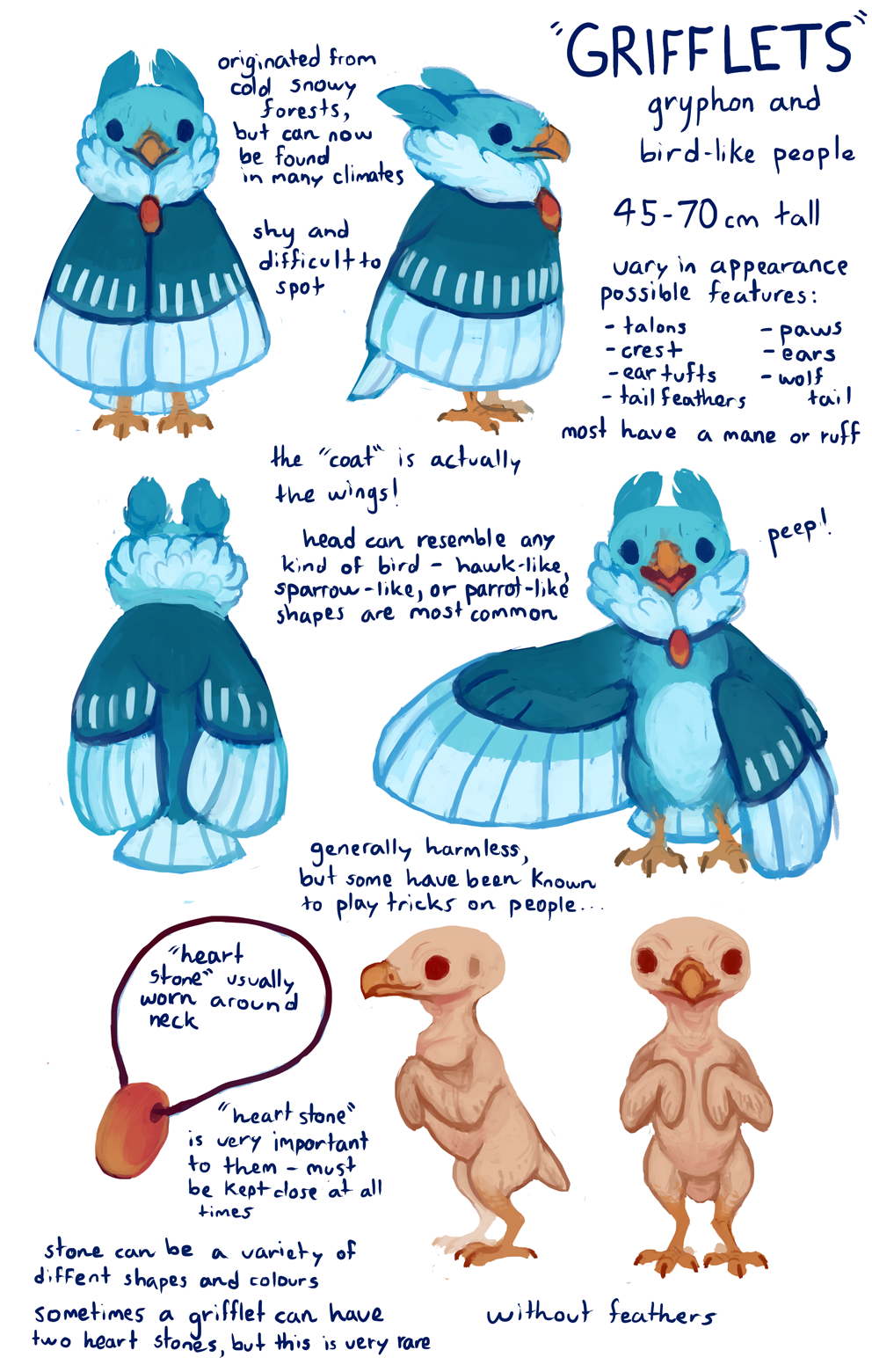 Griffelt Grifflets ref by peregyr on DeviantArt