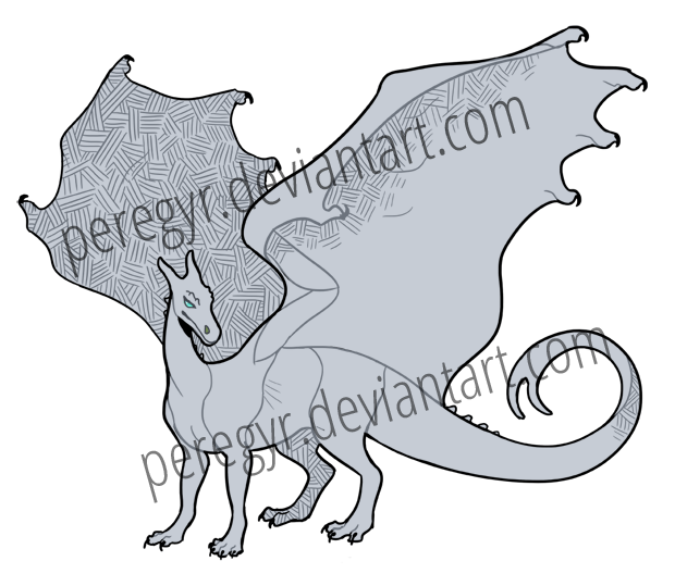 Another Pern Dragon Template by peregyr on DeviantArt