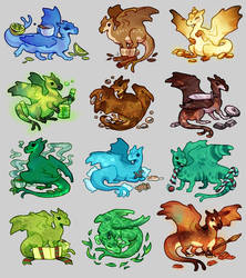 tiny dragons