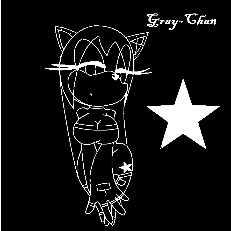 xXGray-Chan Dark Line ArtXx