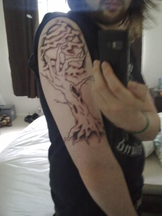 My Scary Tree Tattoo Outline by mcroper on DeviantArt