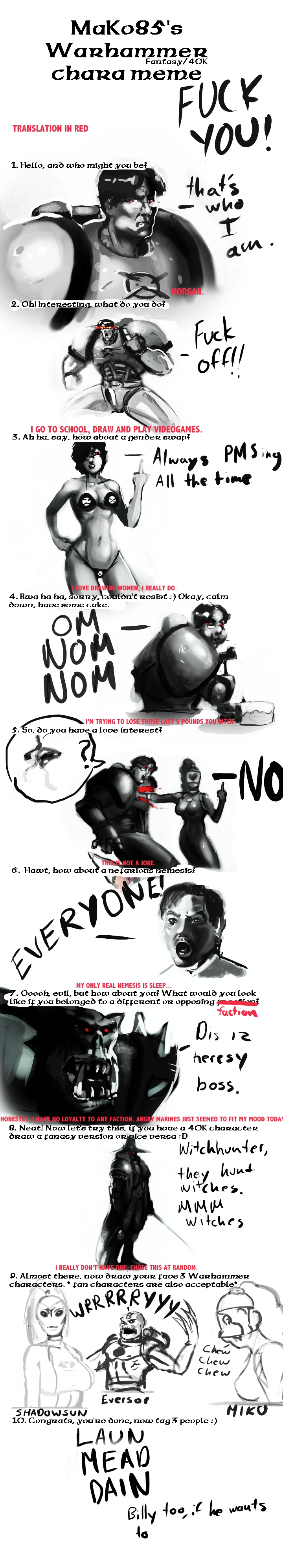 Warhammer 40k Meme by morganagod