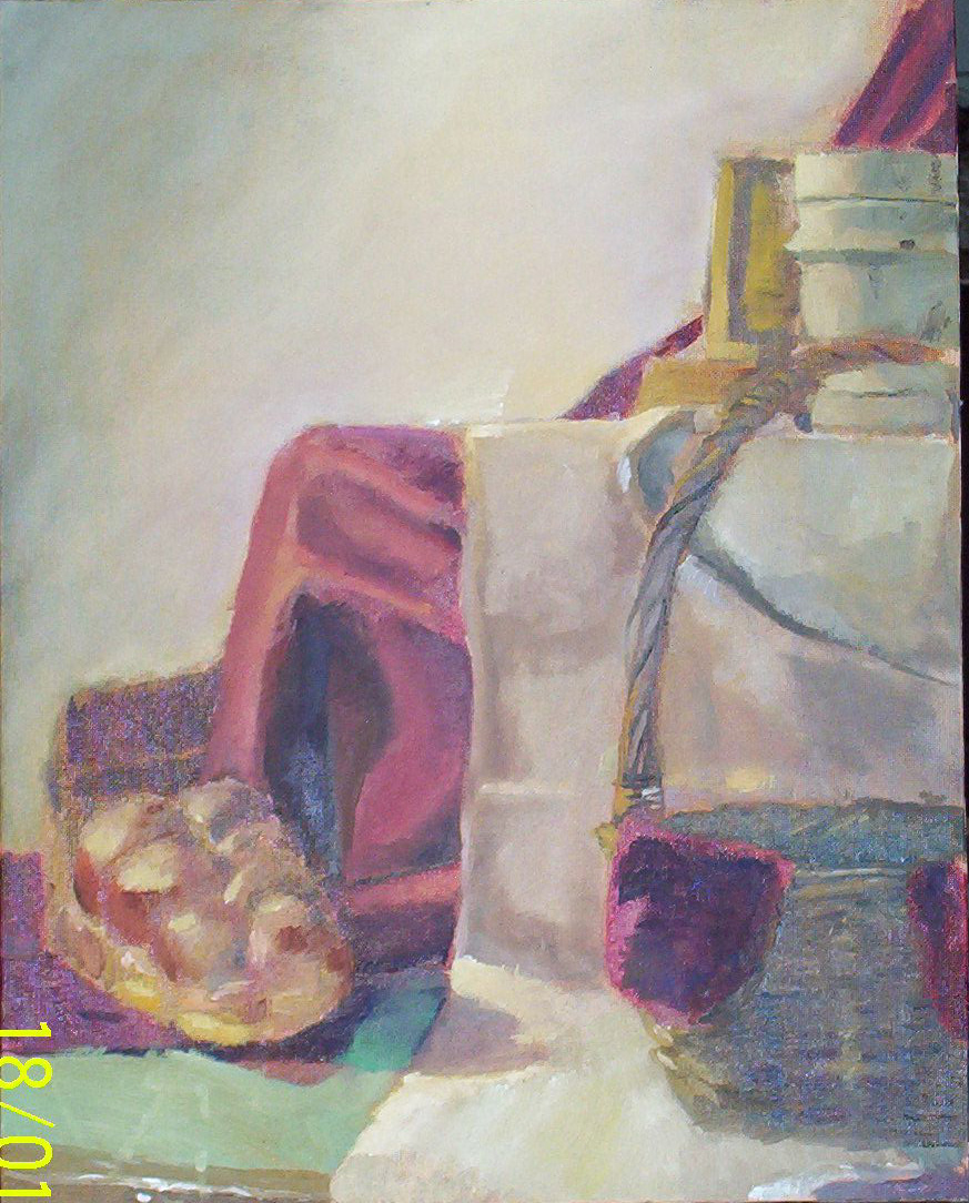 School Work  Oil Still Life 1