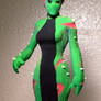 Cactus Girl Statue Print