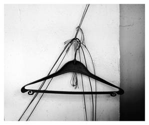 still life with hanger
