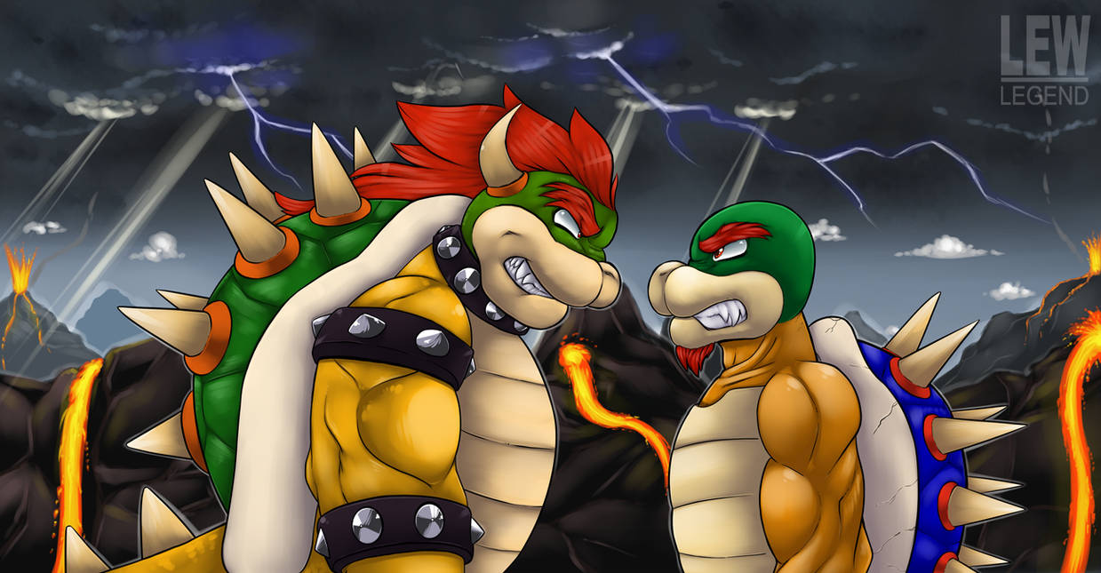 Stare Down with King Koopa