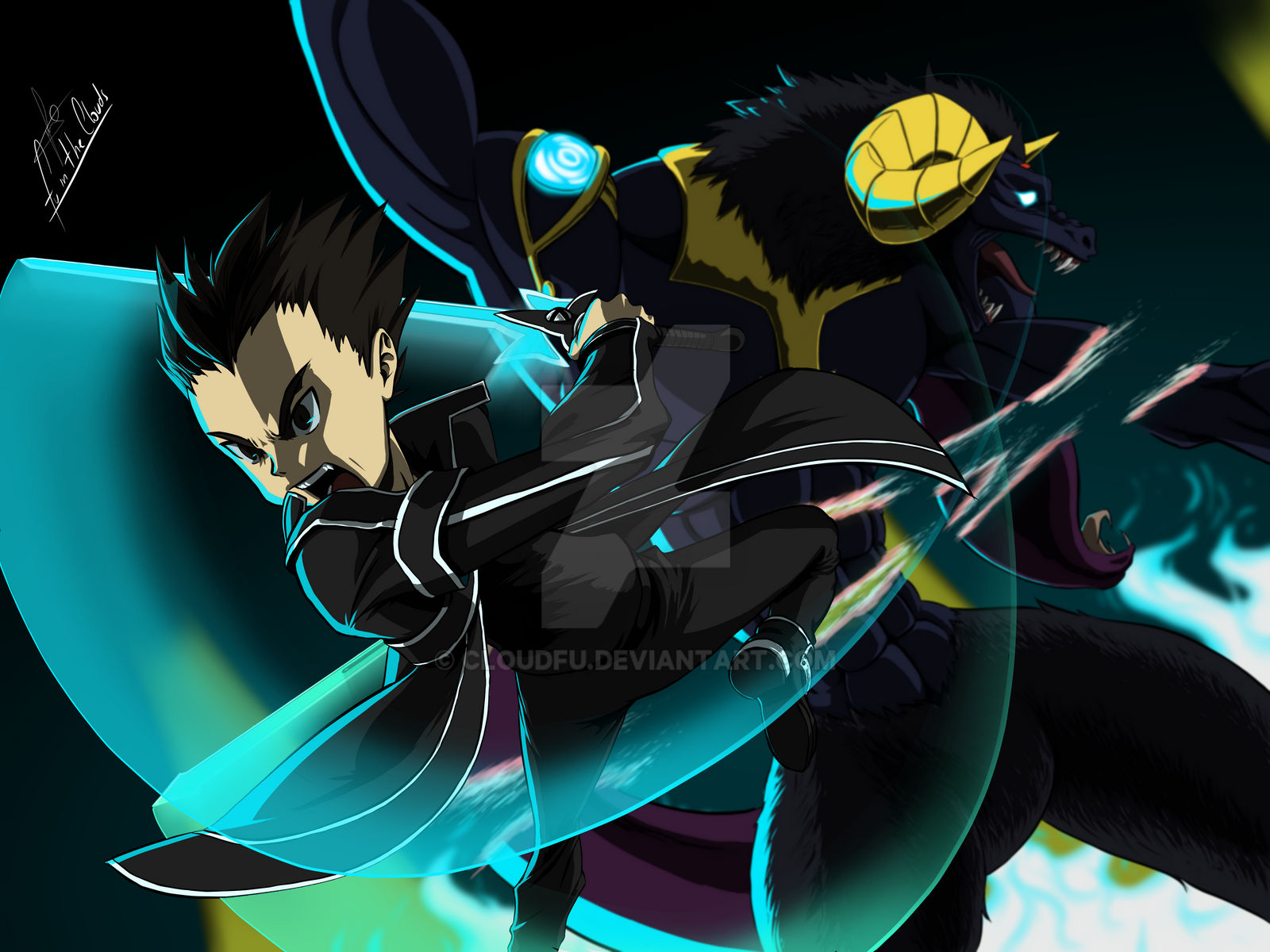 wafer Albany Missionær Battle With The 74th Floor Boss - Sword Art Online by CloudFu on DeviantArt