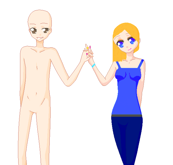 A Couple Holding Hands (Always open collab)