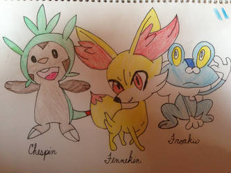 Pokemon Generation VI Starters