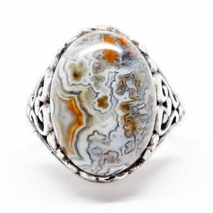 Laguna Lace Agate Ring