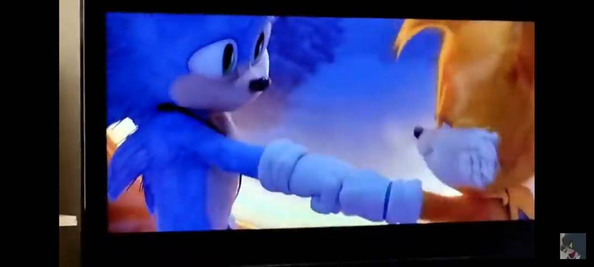 AndTails — Sonic and Tails fist bump. From the Sonic Chaos