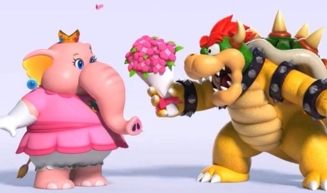 Elephant Peach and Bowser by JuacoProductionsArts on DeviantArt