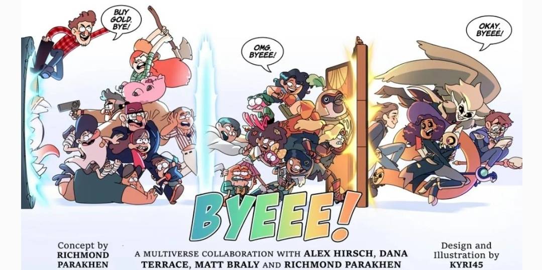 Gravity falls x Owl house x Amphibia by angry9guy on DeviantArt