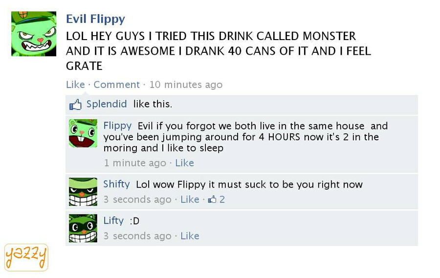 HTF Facebook post 1 by evilflippyfan205 on DeviantArt