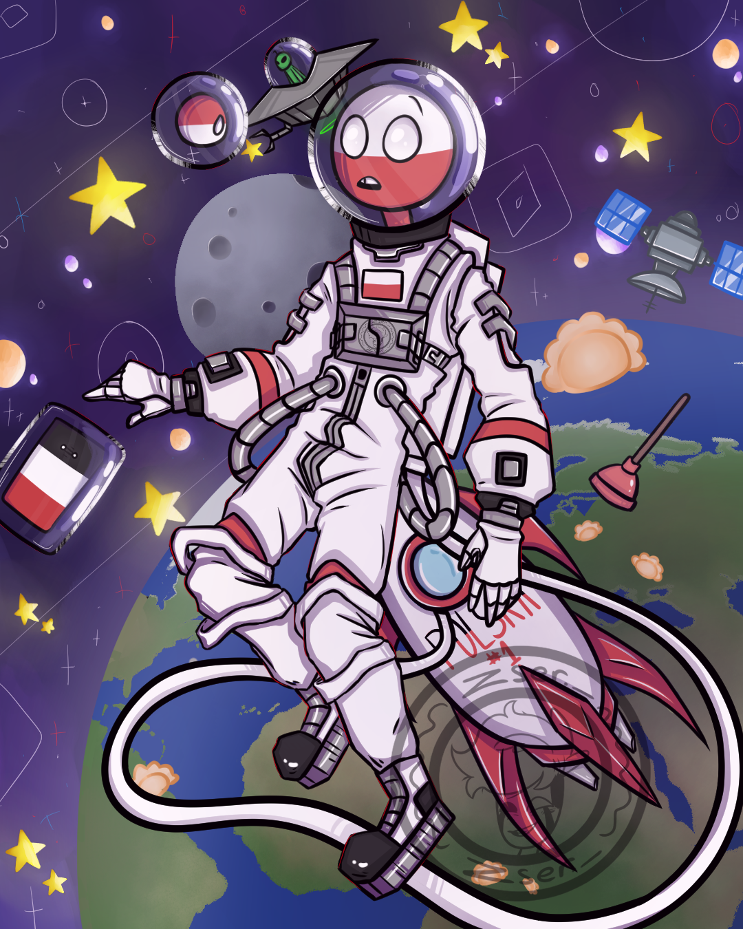 images Poland Can Into Space Countryhumans poland can into space by erraticzser on