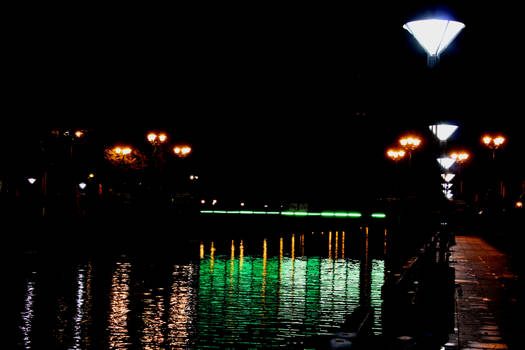 Night Klaipeda city