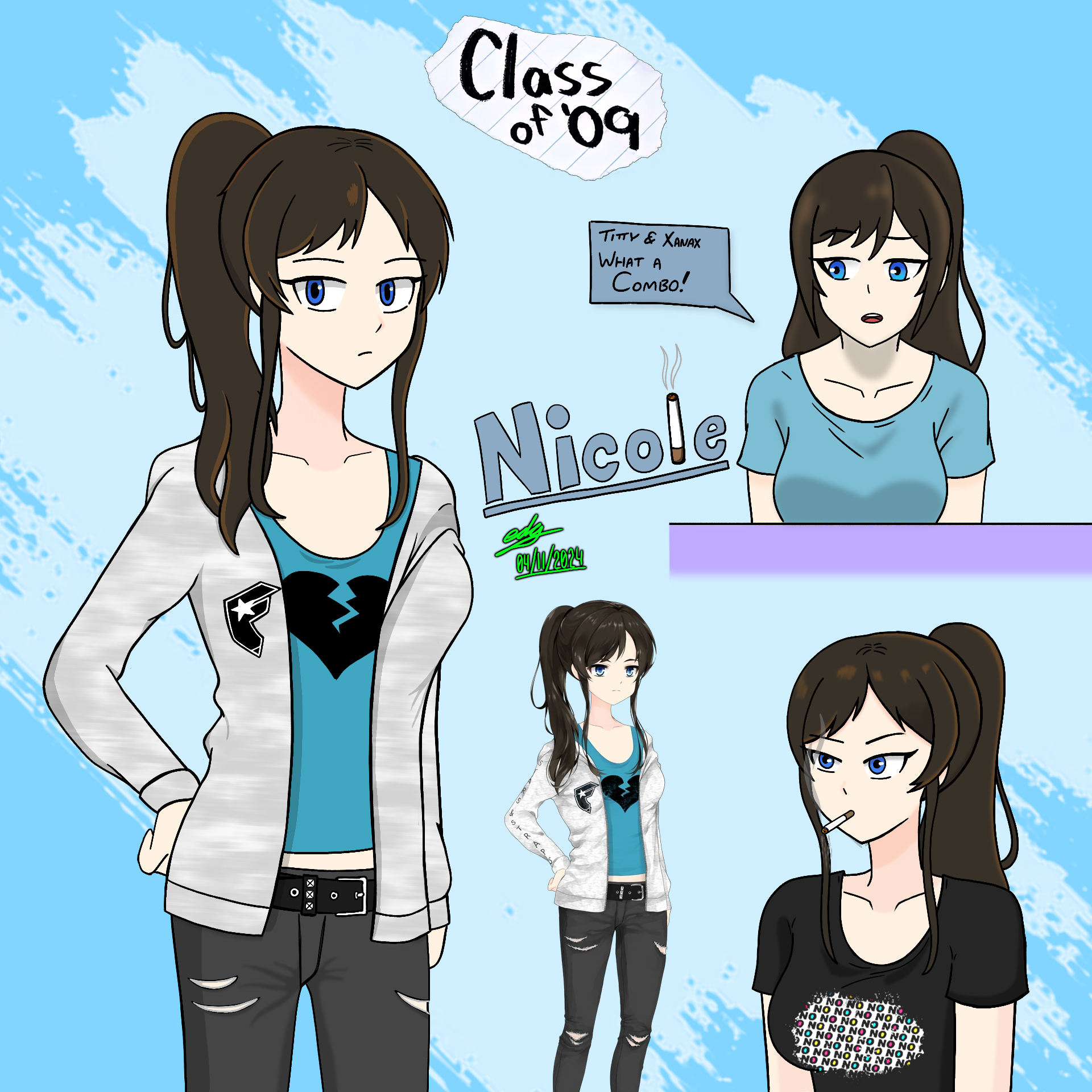 Class Of 09 Sketches Nicole By GibsterBoy5 On DeviantArt class-of-09-sketches-nicole-by-gibsterboy5-on-deviantart