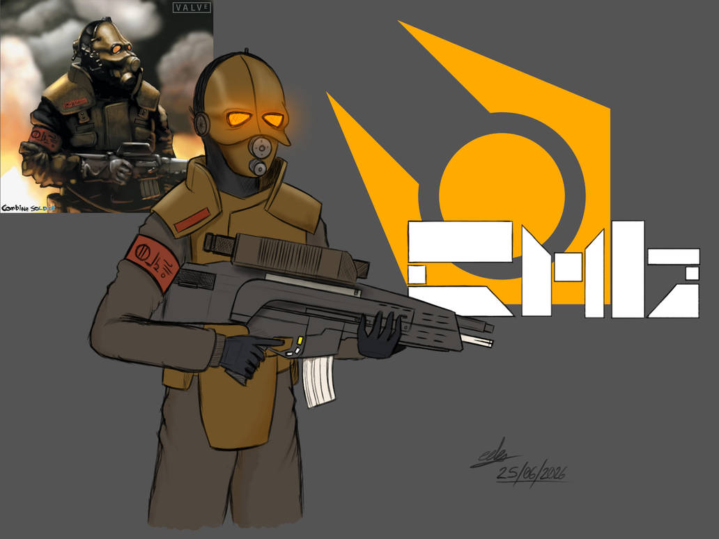 Reprogramed Combine Soldiers Combine Soldier | Concept Art Design by GibsterBoy5 on DeviantArt